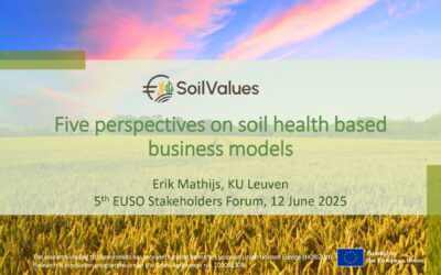 SoilValues at the 5th EUSO Stakeholders Forum