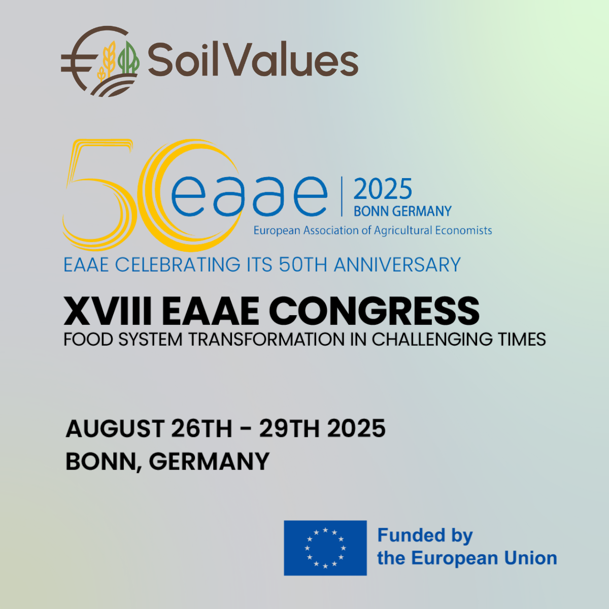 рџњќ Soilvalues At The Eaae Congress 2025 In Bonn рџњ Soilvalues