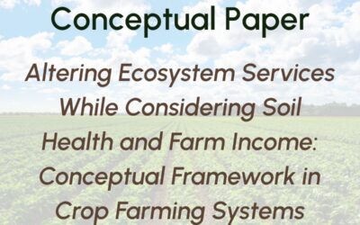 New Scientific Publication: Altering Ecosystem Services While Considering Soil Health and Farm Income